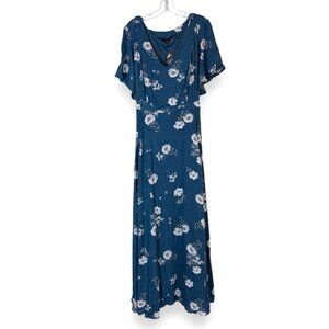 Torrid Navy Floral Maxi Dress